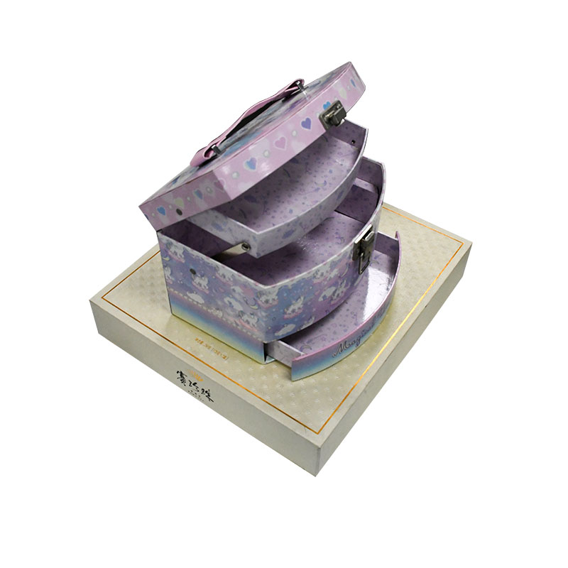 Three layer jewelry box