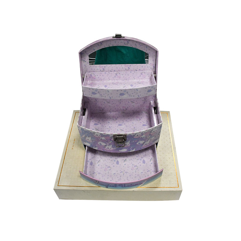 Three layer jewelry box