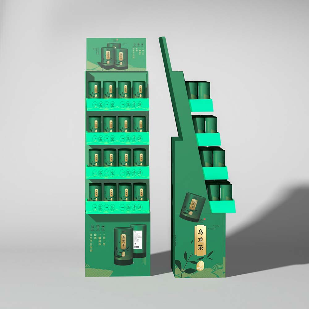 Tea combination display rack