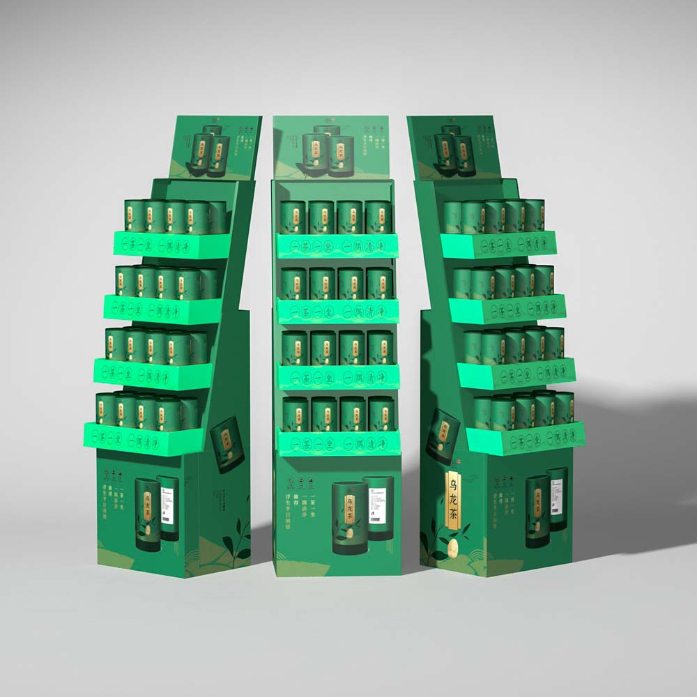 Tea combination display rack