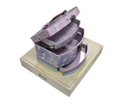 Three layer jewelry box
